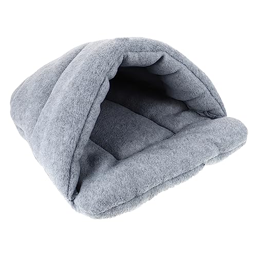 IMIKEYA 1Stück Halbgeschlossenes Winter Hamsterbett Für Kleine Haustiere Warmes Und Bequemes Nest Für Hamster Meerschweinchen Für Gemütliches von IMIKEYA