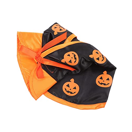 IMIKEYA 1Stück Halloween Haustierkostüm Katzen Und Hundemantel Mit Kürbisdesign Lustiges Cosplay Outfit Für Haustiere Halloween Und Weihnachtsfeiern von IMIKEYA