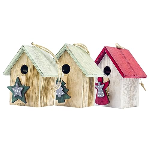 IMIKEYA 2 Sätze Hüttenanhänger Weihnachtshaus Ornamente Vogelhäuser Zum Bemalen Für Rustikaler Weihnachtsschmuck Weihnachtsdeko Zum Aufhängen Das Ornament Für 3 Stück * 2 IMIKEYA 2 Sätze Hüttenanhänger Weihnachtshaus Ornamente Vogelhäuser Zum Bemalen Für Rustikaler Weihnachtsschmuck Weihnachtsdeko Zum Aufhängen Das Ornament Für 3 Stück * 2 von IMIKEYA