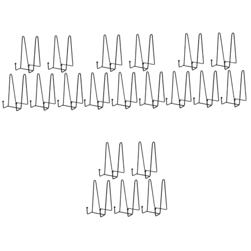 IMIKEYA Ausstellungsstand 20 STK Ständer Für Fotorahmen Buchhalter Draht Dekorative Tellerhalter Stand Untersetzer Bildpräsentationsständer Plattenhalterständer Bilderrahmen Metall Eisen von IMIKEYA
