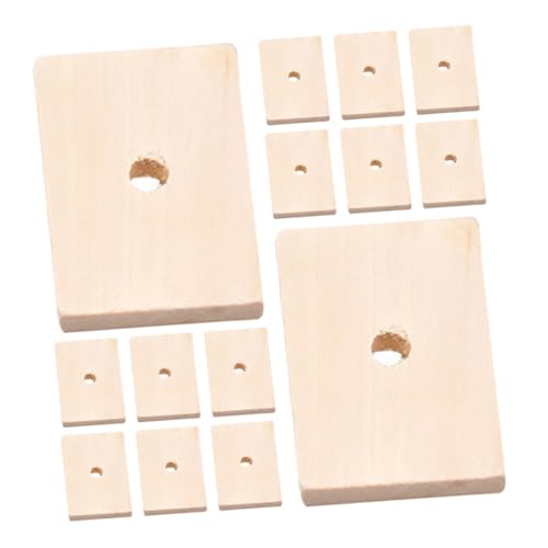 IMIKEYA 20Stücke Papageien Holzblöcke Kauspielzeug für Dekorative Biss Spielzeuge für Käfige Fördert Gesundes Schnabeltrimmen und Fußmuskulatur für Papageien von IMIKEYA