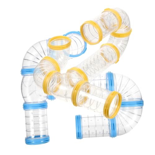 IMIKEYA 2Sätze Tunnel für Hamster Teiliges für DIY Hamsterkäfige Fördert Aktives für Kleine Haustiere Wie Hamster und Meerschweinchen IMIKEYA 2Sätze Tunnel für Hamster Teiliges für DIY Hamsterkäfige Fördert Aktives für Kleine Haustiere Wie Hamster und Meerschweinchen von IMIKEYA