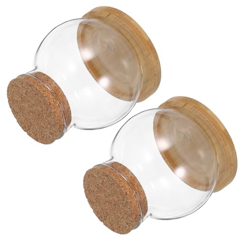 IMIKEYA 2Satz Blumenhalter Deckel Hydrokultur Aquarium für Kampffische Transparenter Bambusmatte Anzuchtstation für Zuhause und Büro von IMIKEYA