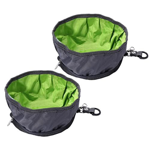 IMIKEYA 2stücke Faltbare Tragbare Hundenäpfe Für Futter Und Wasser Wasserdichtes Material Für Camping Reisen Und Outdoor-aktivitäten von IMIKEYA