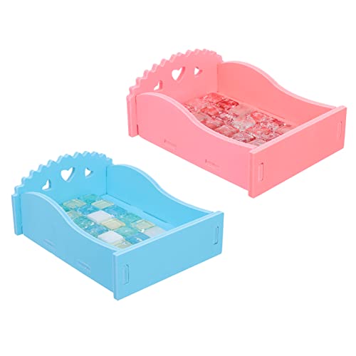 IMIKEYA 2Stücke Hamster Kühlnest Sommermatte Kühles Schlafbett Für Kleine Haustiere Haustierzubehör Zur Sommerabkühlung Zufällige von IMIKEYA
