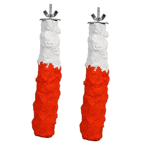 IMIKEYA 2Stücke Hochkalzium für Papageien Langlebige Cuttlebone Vogel Sitzstangen für Zubehör für Papageien und Andere Haustiere IMIKEYA 2Stücke Hochkalzium für Papageien Langlebige Cuttlebone Vogel Sitzstangen für Zubehör für Papageien und Andere Haustiere von IMIKEYA