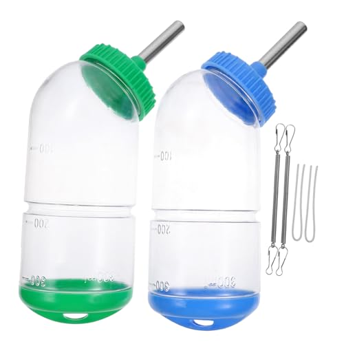 IMIKEYA 2Stücke Kaninchentrinkbrunnen Praktische Haustier Wasserflasche Zufällige Für Meerschweinchen Und Andere Kleintiere von IMIKEYA