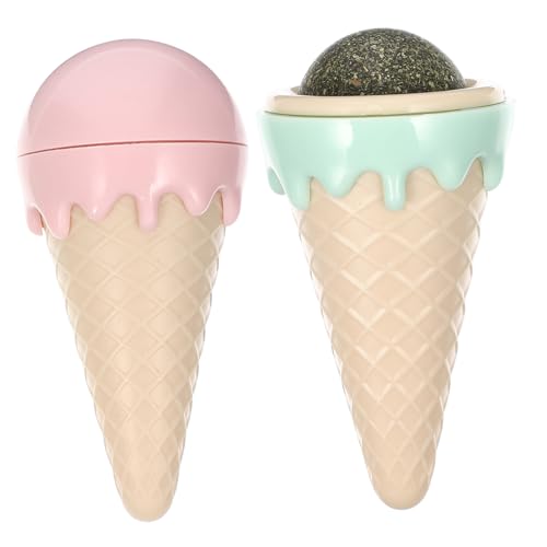IMIKEYA 2Stücke Katzen Eiscreme Katzenspielzeug Mit Katzenminze Biss Und Leckspielzeug Für Zahnpflege Und Spielspaß Für Katzen IMIKEYA 2Stücke Katzen Eiscreme Katzenspielzeug Mit Katzenminze Biss Und Leckspielzeug Für Zahnpflege Und Spielspaß Für Katzen von IMIKEYA