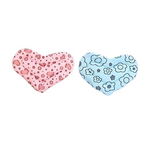 IMIKEYA 2Stücke Meerschweinchen Wärmekissen Kuscheliges Schlafpad für Hamster und Kleintiere Winter Edition mit Herzförmigem Design für Käfige IMIKEYA 2Stücke Meerschweinchen Wärmekissen Kuscheliges Schlafpad für Hamster und Kleintiere Winter Edition mit Herzförmigem Design für Käfige von IMIKEYA