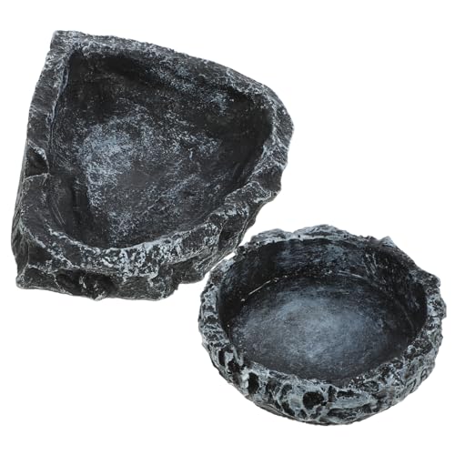 IMIKEYA 2Stücke Reptilienfutter und Wasserschale Multifunktionale Reptilien Lebensmittel und Wasserschalen aus Langlebigem Material für Bartagamen Schildkröten Geckos IMIKEYA 2Stücke Reptilienfutter und Wasserschale Multifunktionale Reptilien Lebensmittel und Wasserschalen aus Langlebigem Material für Bartagamen Schildkröten Geckos von IMIKEYA