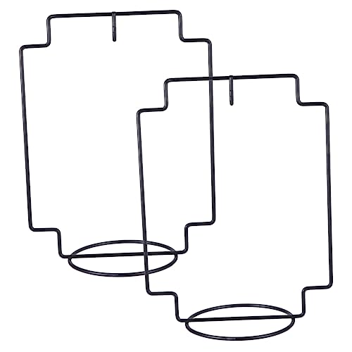 IMIKEYA 2Stücke Teiliges Micro Landscape Hängegestell mit Haken Dekoratives Eisenregal für Glaskugeln DIY Pflanzer Stand Hänger für Garten und Fensterbank IMIKEYA 2Stücke Teiliges Micro Landscape Hängegestell mit Haken Dekoratives Eisenregal für Glaskugeln DIY Pflanzer Stand Hänger für Garten und Fensterbank von IMIKEYA