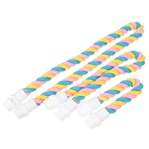IMIKEYA 3pcs Papagei Vogel Spielzeug Baumwolle Wicklung Seil Papagei Klettern Seile Für Vogel Steht IMIKEYA 3pcs Papagei Vogel Spielzeug Baumwolle Wicklung Seil Papagei Klettern Seile Für Vogel Steht von IMIKEYA