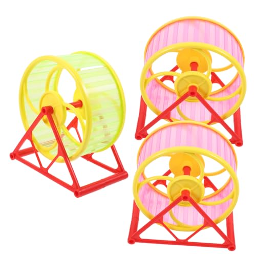 IMIKEYA 3Stücke Teiliges Hamster Sportspielzeug Lustiges Geräuschloses Laufrad für Zwerghamster zur Unterhaltung und Bewegung Kleiner Haustiere Fördert Fitness und Wohlbefinden IMIKEYA 3Stücke Teiliges Hamster Sportspielzeug Lustiges Geräuschloses Laufrad für Zwerghamster zur Unterhaltung und Bewegung Kleiner Haustiere Fördert Fitness und Wohlbefinden von IMIKEYA