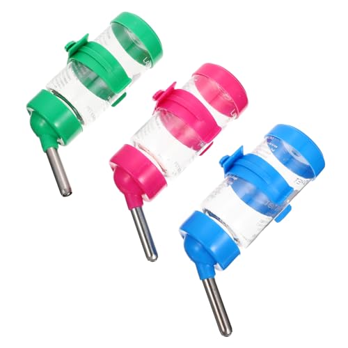 IMIKEYA 3er Set Trinkbrunnen Für Haustiere - Futterautomat & Wasserflasche Für Kaninchen - Hamster Und Igel Hängende Wasserversorgung Für Kleine Tiere Aus Langlebigem PP Material IMIKEYA 3er Set Trinkbrunnen Für Haustiere - Futterautomat & Wasserflasche Für Kaninchen - Hamster Und Igel Hängende Wasserversorgung Für Kleine Tiere Aus Langlebigem PP Material von IMIKEYA