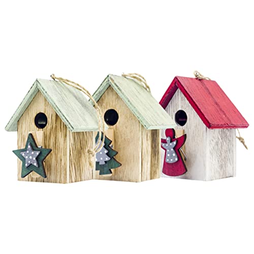 IMIKEYA 4 Sätze Hüttenanhänger Weihnachtshaus Ornamente Rustikale Weihnachtsdekoration Vogelhäuser Zum Bemalen Für Weihnachtsdeko Zum Aufhängen Weihnachtsschmuck Für Den 3 Stück * 4 IMIKEYA 4 Sätze Hüttenanhänger Weihnachtshaus Ornamente Rustikale Weihnachtsdekoration Vogelhäuser Zum Bemalen Für Weihnachtsdeko Zum Aufhängen Weihnachtsschmuck Für Den 3 Stück * 4 von IMIKEYA