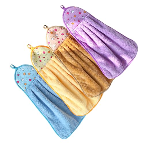 IMIKEYA 4Stücke Haustier Handtuch Stark Wasserabsorbierendes Mikrofaser Badetuch Für Katzen Schnelltrocknendes Welpentuch Zufälliger Stil von IMIKEYA