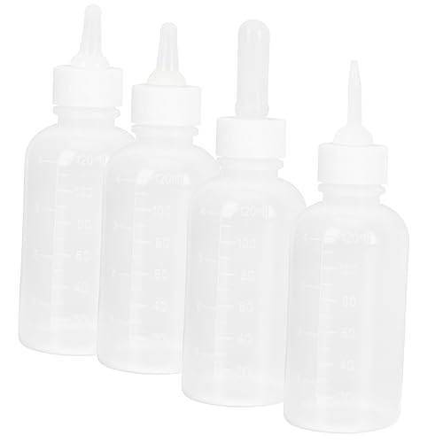 IMIKEYA 4Stücke Kleine Haustier Fütterungsflasche Neugeborene Pflegeflasche für Katzen Wiederverwendbar Reinigen für Kontrollierte IMIKEYA 4Stücke Kleine Haustier Fütterungsflasche Neugeborene Pflegeflasche für Katzen Wiederverwendbar Reinigen für Kontrollierte von IMIKEYA