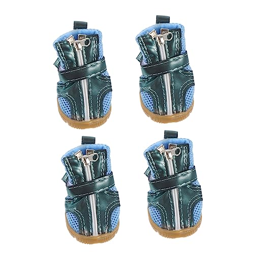 IMIKEYA 4Stücke Rutsch Schuhe für Kleine bis Mittelgroße Warm Gefüttert für Winter Rutschfestes Design für Sicheren Beim von IMIKEYA