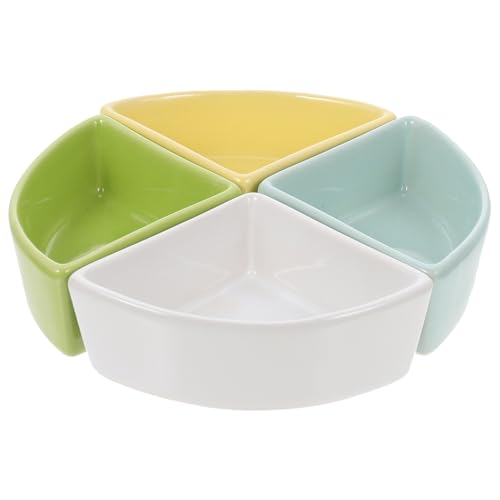 IMIKEYA 4Stücke Teiliges Futternapf für Kleintiere Bissfeste Futterstation für Hamster Meerschweinchen und Praktische Futter und Wasserschalen IMIKEYA 4Stücke Teiliges Futternapf für Kleintiere Bissfeste Futterstation für Hamster Meerschweinchen und Praktische Futter und Wasserschalen von IMIKEYA