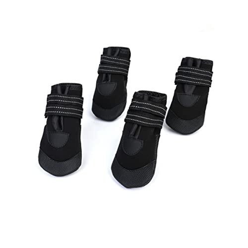 IMIKEYA 4Stücke wasserdichte Hundeschuhe Für Kleine Und Große rutschfeste Und Reflektierende Boots Für Winter Pfotenschutz Für Haustiere von IMIKEYA