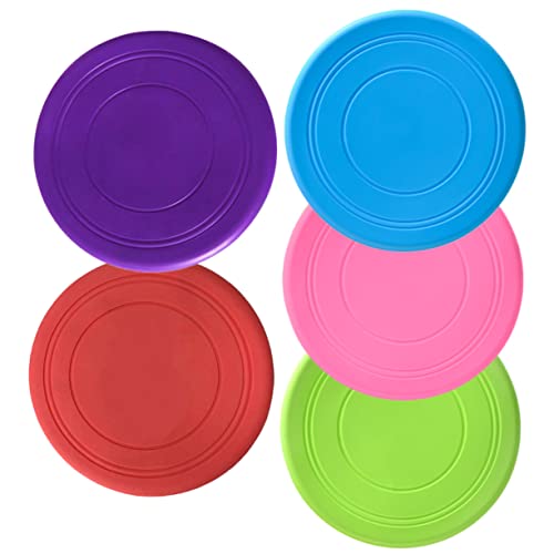 IMIKEYA Hundespielzeug 5 Stück Wurfscheiben für Hunde Kauspielzeug für Welpen und Outdoor Aktivitäten IMIKEYA Hundespielzeug 5 Stück Wurfscheiben für Hunde Kauspielzeug für Welpen und Outdoor Aktivitäten von IMIKEYA
