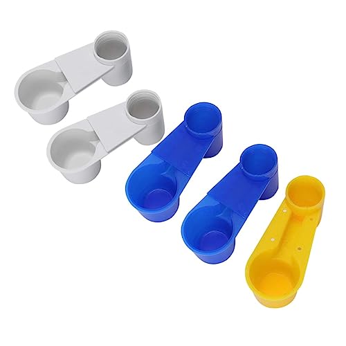 IMIKEYA 5Stücke Teiliges Vogel Wasserbehälter Automatischer Wasserspender mit Doppelten Auslässen Kreative Tränke für Tauben und Papageienkäfige Zufällige IMIKEYA 5Stücke Teiliges Vogel Wasserbehälter Automatischer Wasserspender mit Doppelten Auslässen Kreative Tränke für Tauben und Papageienkäfige Zufällige von IMIKEYA