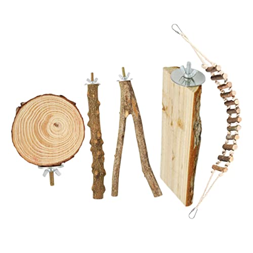 IMIKEYA 5stücke Holz Vogel Sitzstangen Set Für Wellensittiche Naturholz Zubehör Für Vogelkäfig Einfache Für Papageien Und Andere Kleine Vögel IMIKEYA 5stücke Holz Vogel Sitzstangen Set Für Wellensittiche Naturholz Zubehör Für Vogelkäfig Einfache Für Papageien Und Andere Kleine Vögel von IMIKEYA