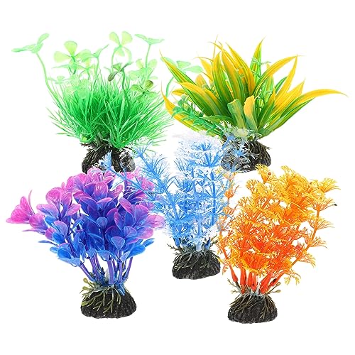 IMIKEYA 5stücke Teiliges Simulierte Wasserpflanzen Dekorationen Für Fischtank Aquarien Vivid Aquatic Plants Ornament Für Natürliche Aquariengestaltung IMIKEYA 5stücke Teiliges Simulierte Wasserpflanzen Dekorationen Für Fischtank Aquarien Vivid Aquatic Plants Ornament Für Natürliche Aquariengestaltung von IMIKEYA