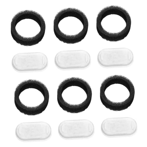 IMIKEYA 6Sätze Katzenbrunnenfilter Effektive Ersatzfilter für Haustiertrinkbrunnen Kompatibel mit Verschiedenen Modellen Sorgt für Sauberes Trinkwasser Optimale Gesundheit von IMIKEYA