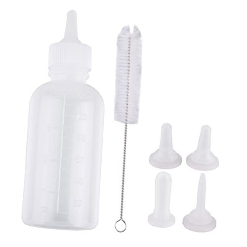 IMIKEYA 6Stücke Haustier Milchfütterungsflasche Für Katzen Und Kleine Reinigungsbürste Kinderflasche Für Katzen Und Haustierbedarf von IMIKEYA