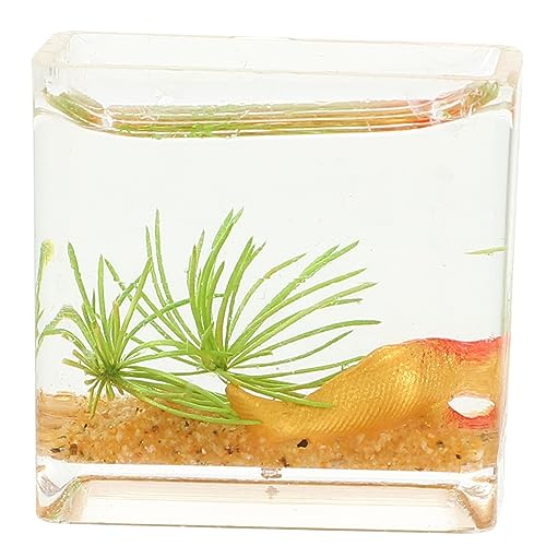 IMIKEYA Aquarium mit Fischmodell Hausdekoration Dekoration für Miniaturhäuser Tank Pumpe Vakuum Siphon-Aquarienstaubsauger Deckel Küchentisch Mittelstücke Mini-Aquarium- aus Kunstharz IMIKEYA Aquarium mit Fischmodell Hausdekoration Dekoration für Miniaturhäuser Tank Pumpe Vakuum Siphon-Aquarienstaubsauger Deckel Küchentisch Mittelstücke Mini-Aquarium- aus Kunstharz von IMIKEYA