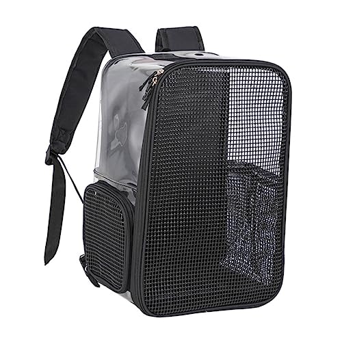 IMIKEYA Atmungsaktiver Haustier Rucksack für Katzen und Hunde Tragetasche für Reisen Transparenter Katzen Rucksack mit Großem Fassungsvermögen IMIKEYA Atmungsaktiver Haustier Rucksack für Katzen und Hunde Tragetasche für Reisen Transparenter Katzen Rucksack mit Großem Fassungsvermögen von IMIKEYA