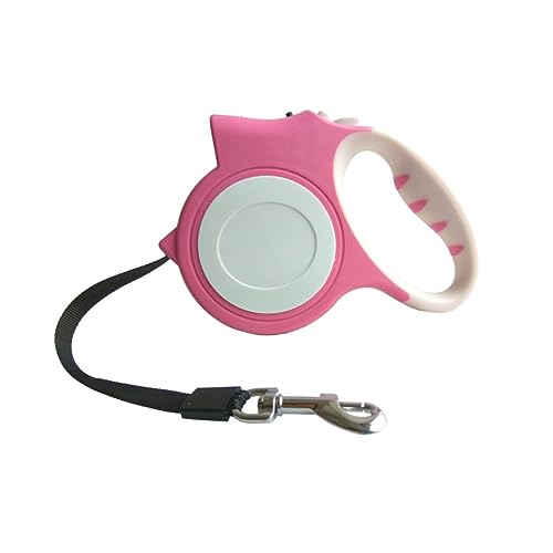 IMIKEYA Automatische Einziehbare Hundeleine mit LED Pet Hundetrainings für Kleine und Mittelgroße Ergonomischer Einhändig Bedienbar von IMIKEYA