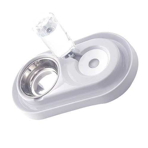 IMIKEYA Automatischer Trink Und Futternapf Für Haustiere Dual Bowl Wasserfontäne Mit Wasserflasche Spritzwassergeschützt Tragbar Für Katzen Und Beige IMIKEYA Automatischer Trink Und Futternapf Für Haustiere Dual Bowl Wasserfontäne Mit Wasserflasche Spritzwassergeschützt Tragbar Für Katzen Und Beige von IMIKEYA