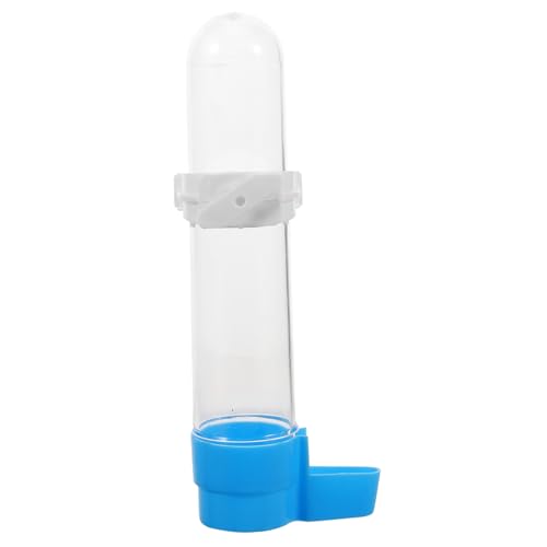 IMIKEYA Automatischer Wasserversorger Für Papageien Trinkspender Für Vogelkäfige Transparenter Behälter Mit Blauem Für Tauben Und Andere Zubehör von IMIKEYA