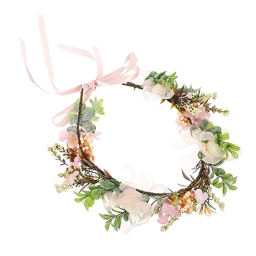 IMIKEYA Blumenkragen Für Hochzeiten Dekorativer Haustierblumenkranz Mit Künstlichen Blüten Und Blättern Leichtes Hundekostümzubehör Für Feiern Und Fotoshootings von IMIKEYA
