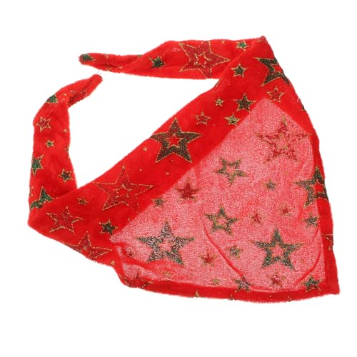 IMIKEYA Dreieckiges Hundetuch Mit Weihnachtsdesign Waschbares Bandana Für Haustiere Dekoratives Halstuch Für Anlässe von IMIKEYA