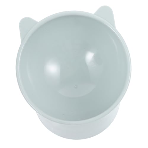 IMIKEYA Erhöhter Katzennapf Aus Kunststoff Ergonomischer Futterhalter Für Katzen Wiederverwendbarer Futternapf Geneigter Design Mit Katzenohren Für Futter Und Wasser von IMIKEYA