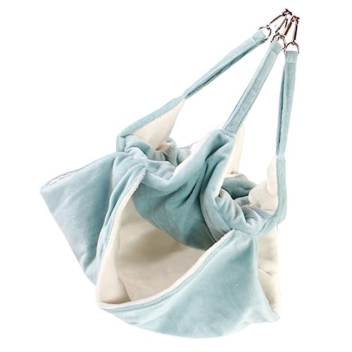 IMIKEYA Hängematte Für Hamster Gemütliches Flanellbett Für Kleine Haustiere Als Schlafplatz Oder Schaukel Mit Stabilen Haken Für Hamster Frettchen Und Chinchillas von IMIKEYA