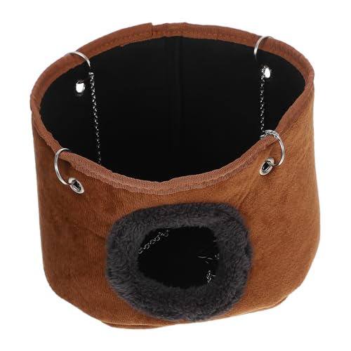 IMIKEYA Hängendes Hamsterbett für Kleintiere Weiche Hängematte mit Platzsparendem Design für Hamster Ratten Frettchen und Kurzkopfgleitbeutler zu Reinigen IMIKEYA Hängendes Hamsterbett für Kleintiere Weiche Hängematte mit Platzsparendem Design für Hamster Ratten Frettchen und Kurzkopfgleitbeutler zu Reinigen von IMIKEYA