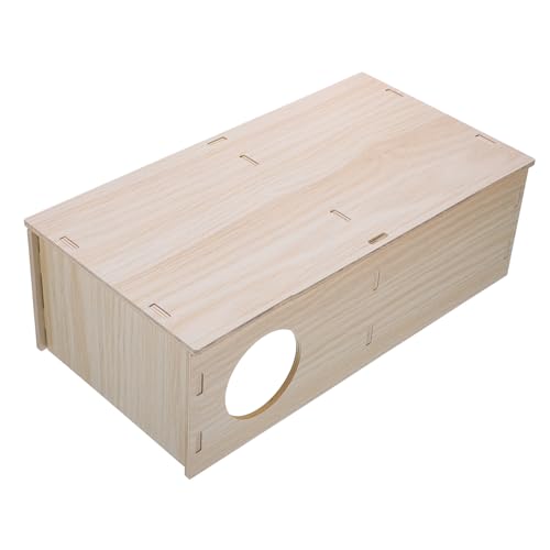 IMIKEYA Hamster Holzhaus Für Kleintiere Mehrkammer Hamsterversteck Aus Natürlichem Holz Sicheres Hamsterspielzeug Hamsterheim Für Chinchillas Und Meerschweinchen IMIKEYA Hamster Holzhaus Für Kleintiere Mehrkammer Hamsterversteck Aus Natürlichem Holz Sicheres Hamsterspielzeug Hamsterheim Für Chinchillas Und Meerschweinchen von IMIKEYA