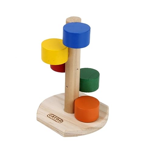 IMIKEYA Hamster Holzleiter Kletterspielzeug Für Haustiere Fördert Aktivität Und Spaß Für Kleine Nager Für Hamster Und Andere Kleintiere von IMIKEYA