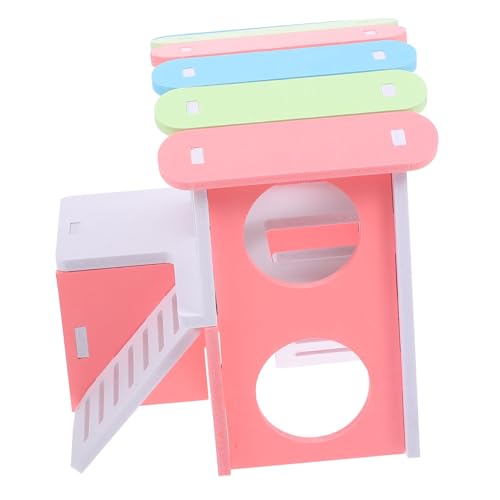 IMIKEYA Hamster Versteck Aus Zweistöckiges Spielhaus Für Kleintiere Häschen Hütte Mit Rampe Zubehör Für Rattenkäfige Lxbxh IMIKEYA Hamster Versteck Aus Zweistöckiges Spielhaus Für Kleintiere Häschen Hütte Mit Rampe Zubehör Für Rattenkäfige Lxbxh von IMIKEYA