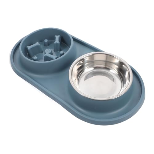 IMIKEYA Langsame Futter und Wasserschüssel für Kleine Hunde rutschfest Doppeltes Design für Langsame Fütterung Futternapf für Haustiere IMIKEYA Langsame Futter und Wasserschüssel für Kleine Hunde rutschfest Doppeltes Design für Langsame Fütterung Futternapf für Haustiere von IMIKEYA