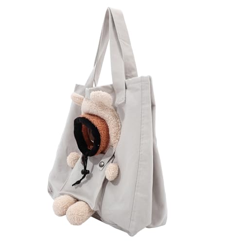 IMIKEYA Katzen Tragetasche Aus Canvas Atmungsaktiv Für Reisen Und Outdoor-aktivitäten Praktisch Für Katzen Und Kleine Hunde von IMIKEYA
