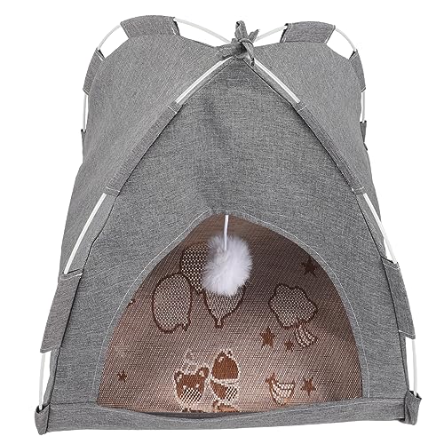 IMIKEYA Haustierzelt Für Katzen Und Atmungsaktives Sommerzelt Bequemes Schlafzelt Für Haustiere Indoor Outdoor Nutzung Für Camping Und Erholung von IMIKEYA