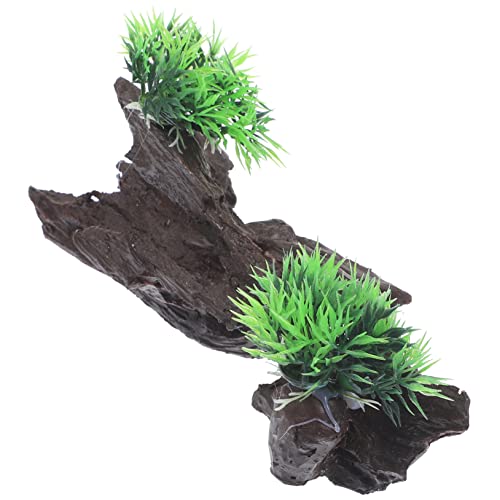 IMIKEYA Höhle Aquarium Dekoration Aus Kunstharz Extra Große Aquarienhöhle Für Fischzubehör Langlebige Aquarium-Dekoration Für Aquarien Und Becken von IMIKEYA