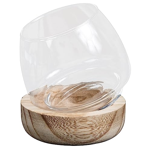 IMIKEYA Holz Basis Aquarium Schmandschüssel Luftpflanzen Fischglas saftig schlafzimmerdeko Living Room Decoration Mikro-Landschaftsvase kreative Mikrolandschaftsflasche hölzern IMIKEYA Holz Basis Aquarium Schmandschüssel Luftpflanzen Fischglas saftig schlafzimmerdeko Living Room Decoration Mikro-Landschaftsvase kreative Mikrolandschaftsflasche hölzern von IMIKEYA