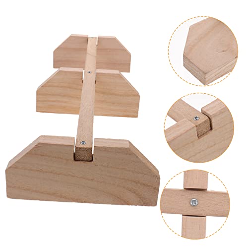 IMIKEYA Holz Hühnerständer Robust Langlebig rutschfeste Sitzstange für Hühner und Vögel Natürliches Material Sichere Küken Raststange für Geflügel und Papageien für Hühnerstall und von IMIKEYA