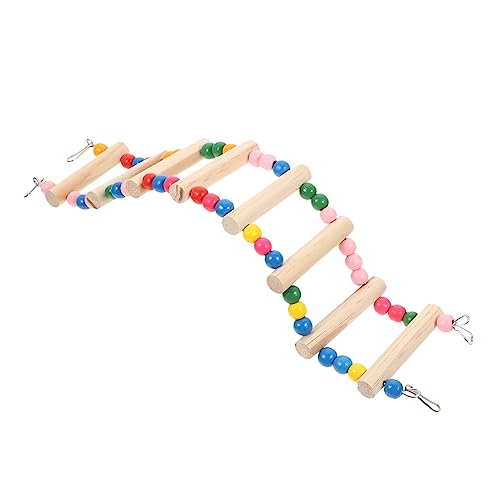 IMIKEYA Holz Kletterleiter Für Stufige Trainingsleiter Für Sittiche Und Papageien Kletterspielzeug Für Kleintiere Für Vogelkäfige Und Freiflugräume IMIKEYA Holz Kletterleiter Für Stufige Trainingsleiter Für Sittiche Und Papageien Kletterspielzeug Für Kleintiere Für Vogelkäfige Und Freiflugräume von IMIKEYA